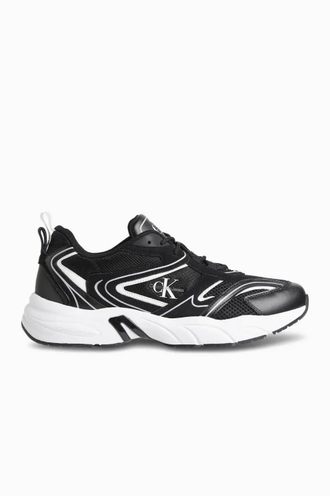 Erkek Retro Tennıs Su-Mesh Sneaker Ayakkabı - Siyah 