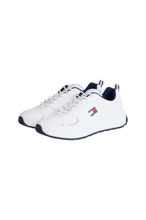 Erkek Runner Sneaker - Ekru - Tommy Hilfiger