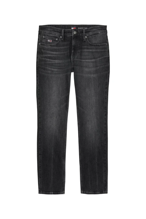 Erkek Scanton Slım Ch1284 Jean Pantolon-Siyah - Tommy Hilfiger