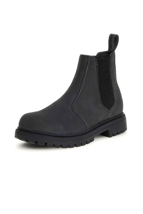 Erkek Sıdney Beatles Deri Bot - Siyah - Guess