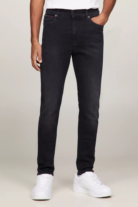 Erkek Sımon Skny Dyjbk Jean Pantolon-Siyah - Tommy Hilfiger