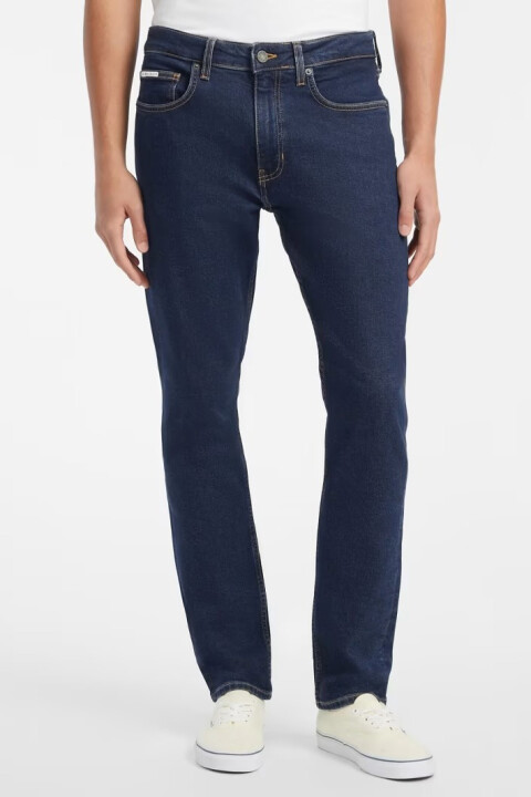 Erkek Skinny Fit Jean Pantolon - Koyu Mavi - Guess