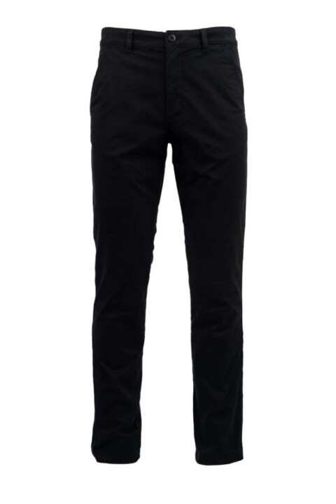 Erkek Slim Fit Pamuklu Chino Pantolon - Siyah - Calvin Klein