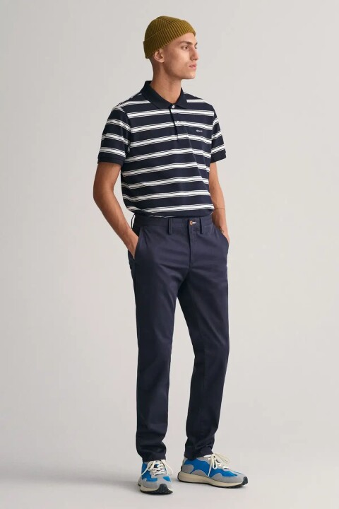 Erkek Slim Fit Pantolon - Lacivert 