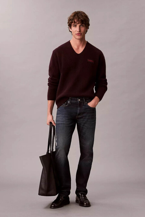 Erkek Slim Vine Street Jean - Koyu Mavi - Calvin Klein