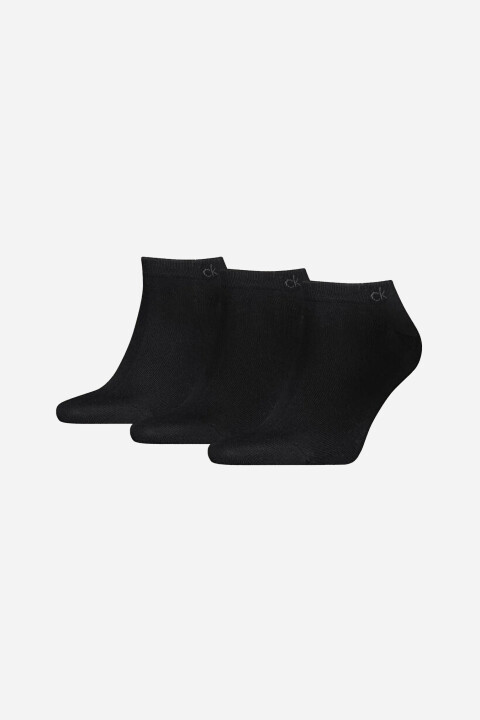 Erkek Sneaker 3'lü Paket Çorap - Siyah - Calvin Klein
