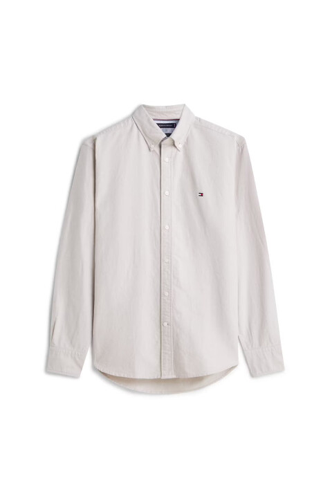 Erkek Solid Heritage Oxford Uzun Kollu Gömlek - Çöl - Tommy Hilfiger
