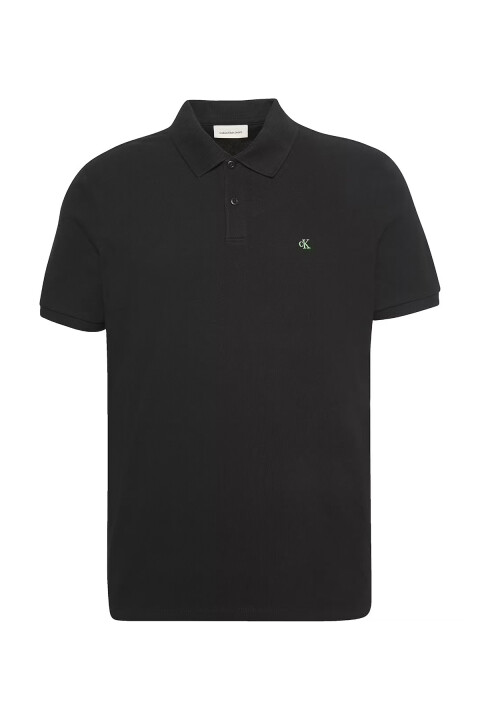 Erkek SS Casual Pique Classic Polo T-Shirt - Siyah 