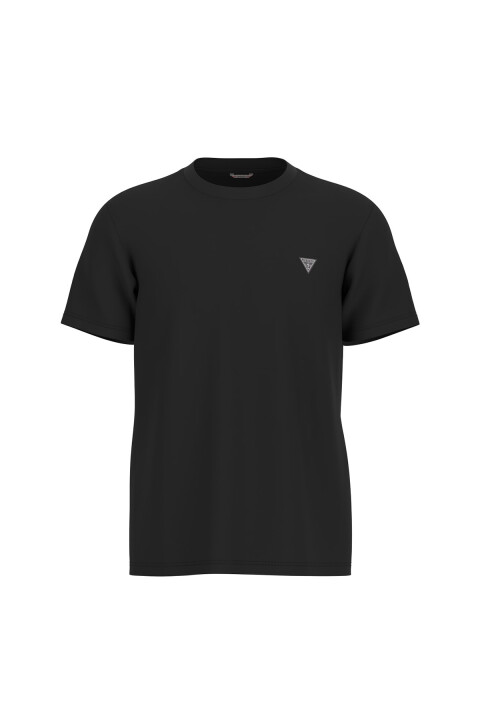 Erkek SS CN Patch T-Shirt - Siyah 