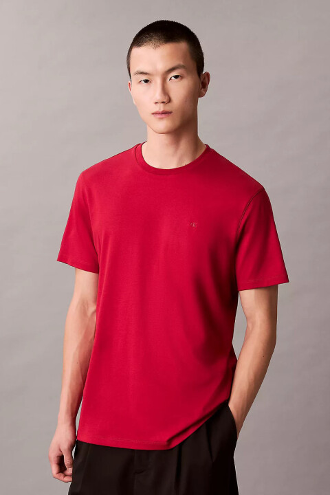 Erkek Ss Supıma Chest Emb Crewneck Tee T-Shirts 