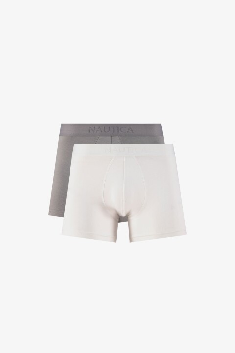 Erkek Standart Fit 2'li Boxer - Gri - Nautica