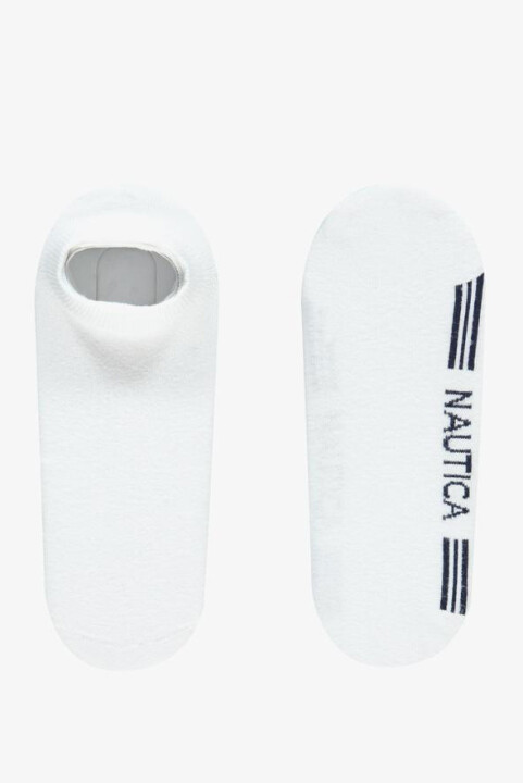 Erkek Standart Fit 2Li Çorap - Beyaz - Nautica