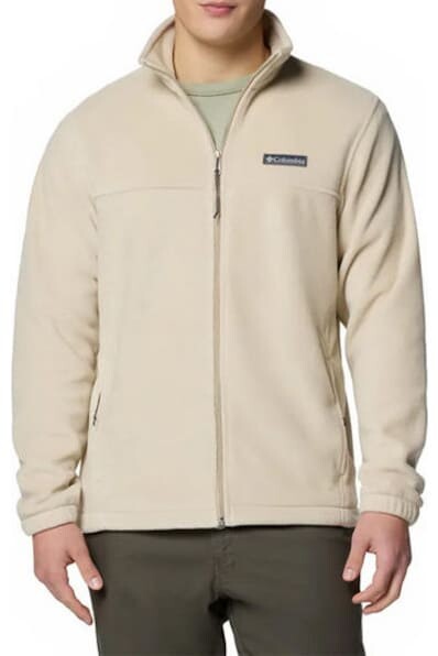 Erkek Steens Mountain Full Zip 2.0 Tam Kalıp Tam Boy Fermuarlı Polar Üst - Bej - Columbia