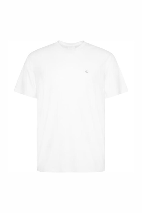Erkek Supima Pamuk Bisiklet Yaka T-Shirt - Beyaz 