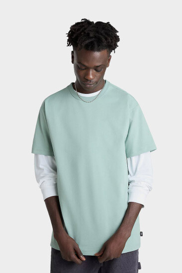 Erkek T-Shirt - Yeşil - Vans