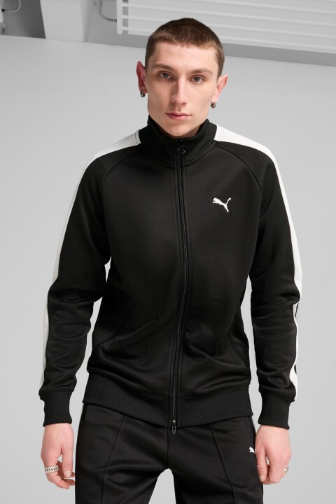 Erkek T7 Always On Fermuarlı Sweatshirt - Siyah - PUMA