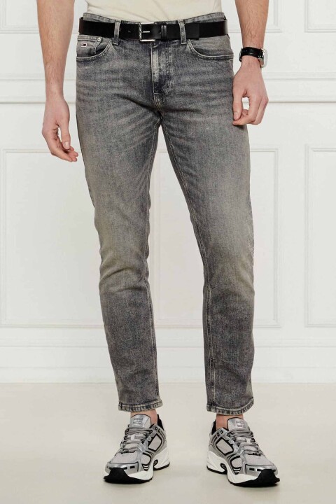 Erkek Th Austin Slim Jeans Pantolon - Gri 