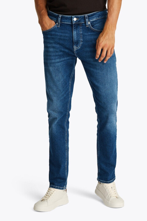 Erkek Th Austin Slim Tapered Jeans - Mavi 