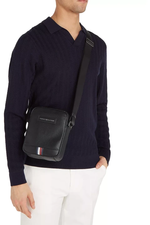 Erkek Th Busıness Mını Reporter Omuz Çantası - Siyah 