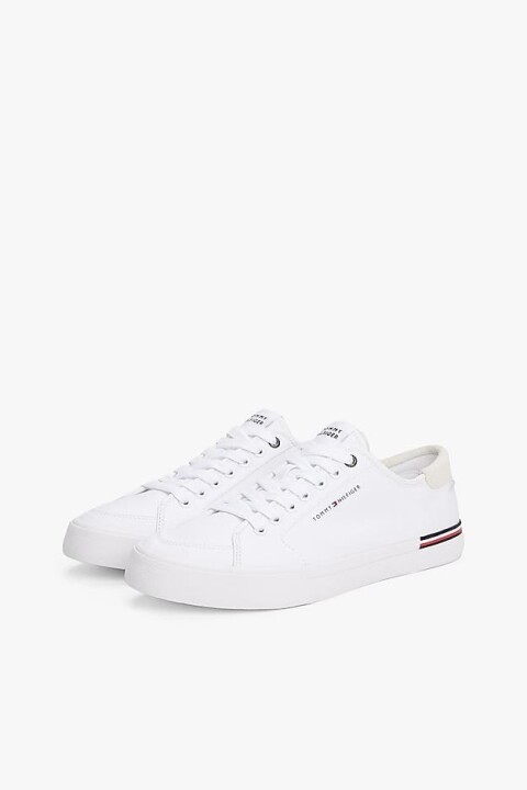 Erkek Th Canvas Sneakers - Beyaz 