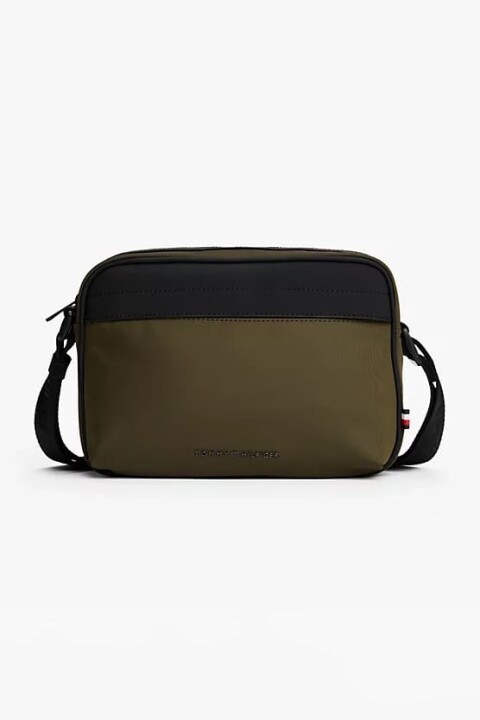 Erkek Th Çapraz Askılı Çanta - Yeşil - Tommy Hilfiger