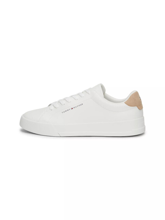 Erkek Th Court Leather Graın Ess Sneaker-Beyaz 