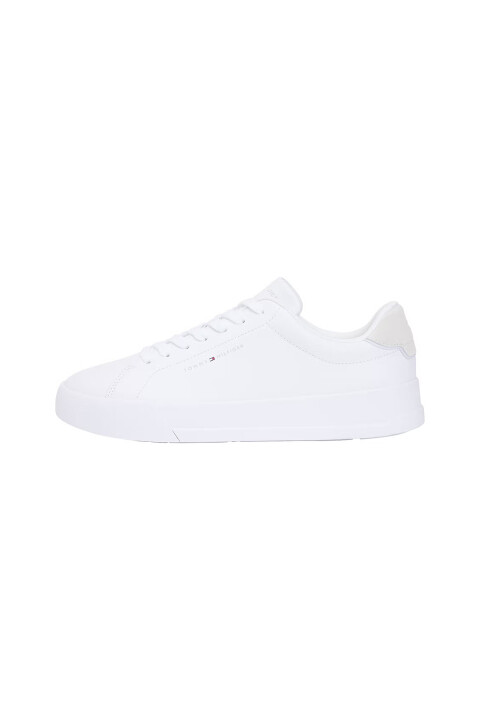 Erkek TH COURT LTH DETAIL ESS Sneakers - Beyaz 