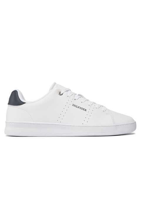 Erkek Th Court Sneaker - Beyaz - Tommy Hilfiger