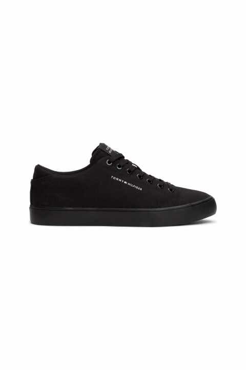 Erkek Th Hı Vulc Low Canvas Sneakers-Siyah 