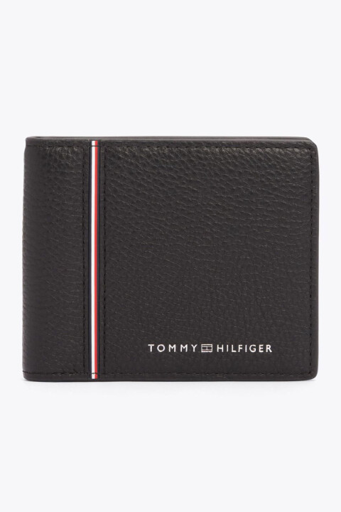 Erkek Th Mini Cüzdan - Siyah - Tommy Hilfiger