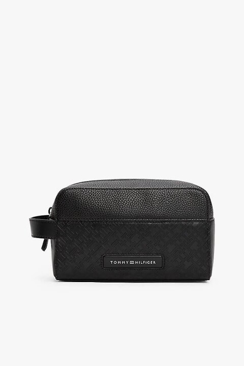 Erkek Th Monogram Küçük Aksesuar Çantası - Siyah - Tommy Hilfiger