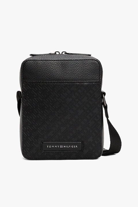 Erkek Th Monogram Mini Reporter Çanta - Siyah - Tommy Hilfiger