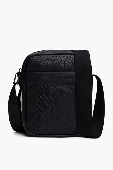 Erkek Th Monogram Muhabir Çantası - Siyah - Tommy Hilfiger