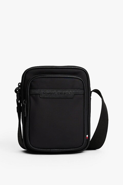 Erkek Th Repreve Logolu Mini Postacı Çantası - Siyah 