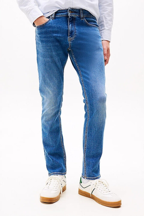 Erkek Tj Scanton Slim Jeans Pantolon - Mavi - Tommy Hilfiger