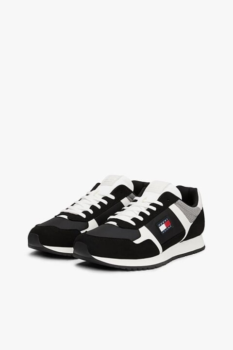 Erkek Tjm Casual Runner Sneakers - Siyah 