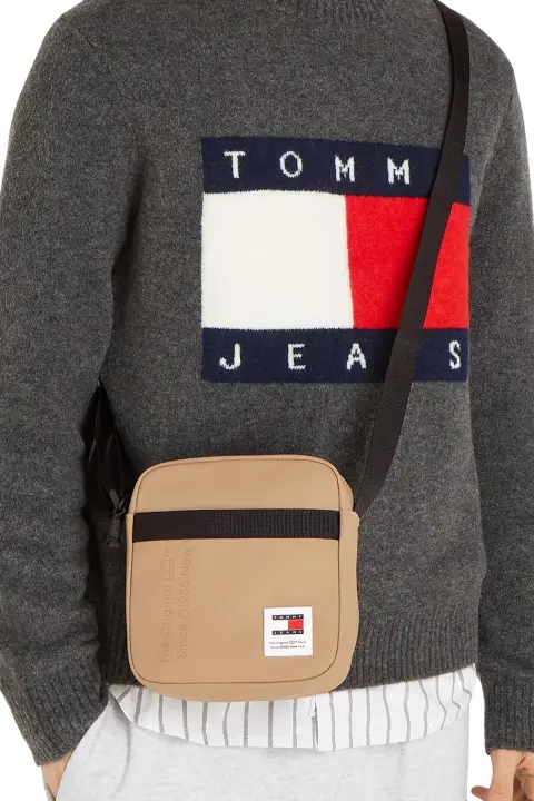 Erkek Tjm Daıly Postacı Çantası - Haki - Tommy Hilfiger