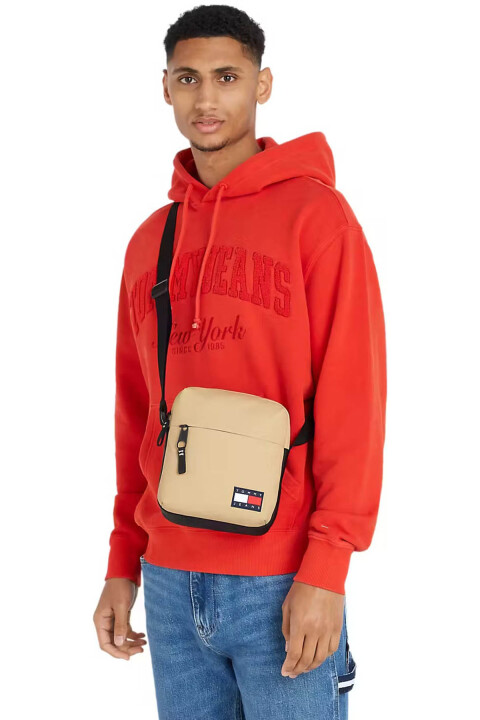 Erkek TJM Daily + Reporter Omuz Çantası - Bej - Tommy Hilfiger