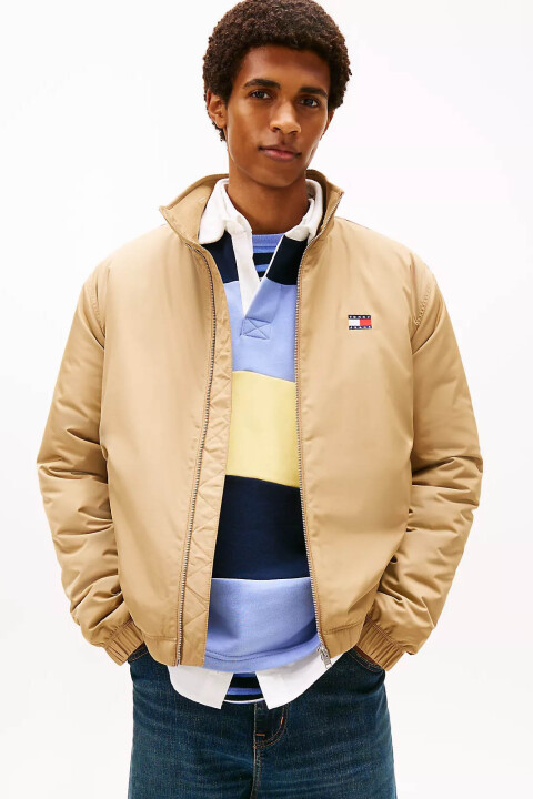 Erkek TJM Essential Padded Ceket - Bej - Tommy Hilfiger