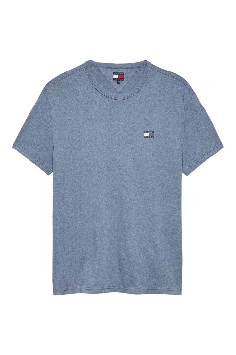 Erkek TJM Regular Badge EXT T-Shirt - Mavi 