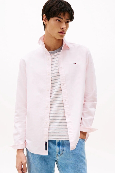 Erkek Tjm Regular Fit Oxford Gömlek - Pembe 