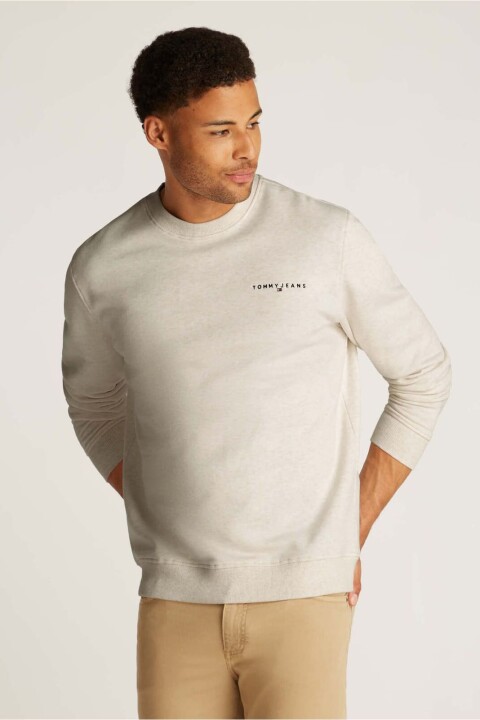 Erkek Tjm Sweatshirt - Krem 
