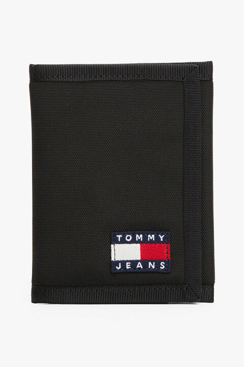 Erkek Tjm Trifold Cüzdan - Siyah - Tommy Hilfiger