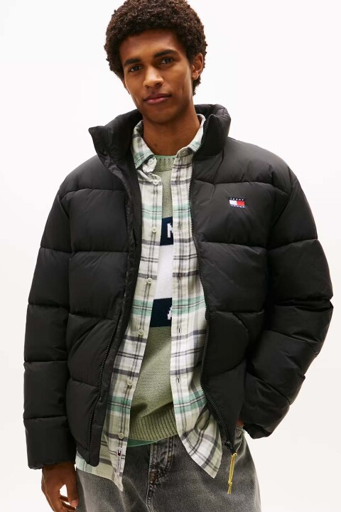 Erkek TJM Vail Puffer Mont - Siyah 