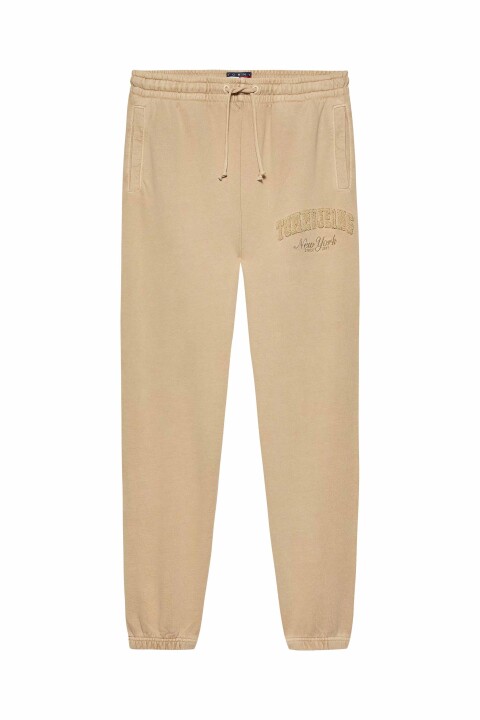 Erkek Tjm Vintage Varsity Jogger Sweatpant - Bej 