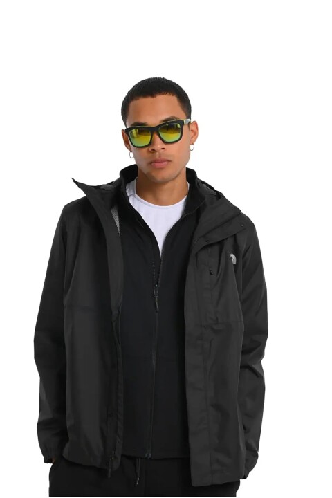 Erkek TNF M Quest Triclimate Jacket Mont - Siyah - The North Face