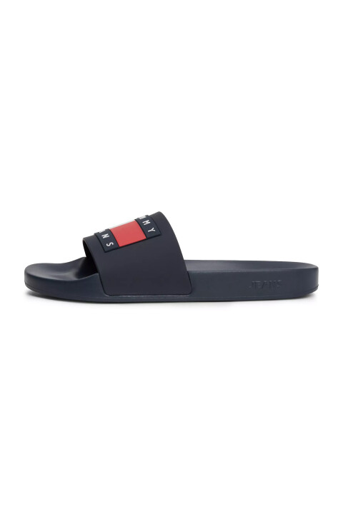Erkek Tommy Jeans Pool Slıde Ess Terlik-Lacivert - Tommy Hilfiger