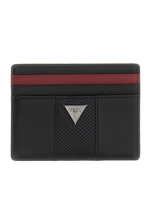 Erkek Torino Deri Kartlık - Siyah - Guess