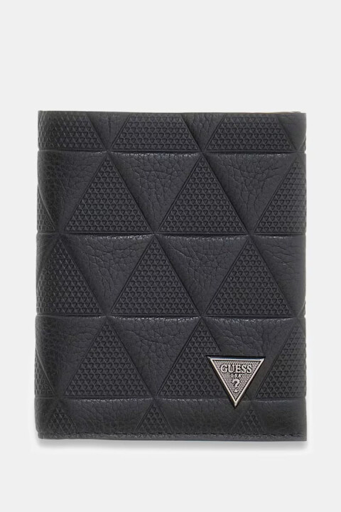 Erkek Torino Deri Kartlık - Siyah - Guess