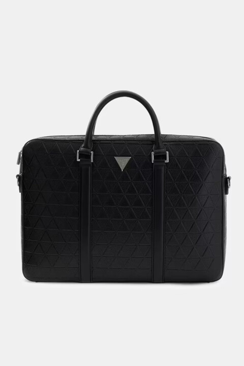 Erkek Torino Evrak Çantası - Siyah - Guess